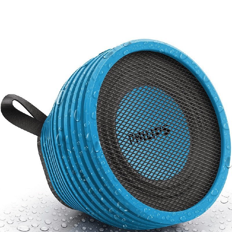 Philips/飞利浦SB2000便携式蓝牙音箱 专业户外运动防震防摔防水小音响 智能感应器 桌面组合低音炮 蓝色