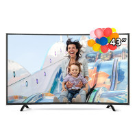 TCL L43P1-UD 43英寸 真4K护眼高色域 安卓智能LED液晶电视机(黑色)