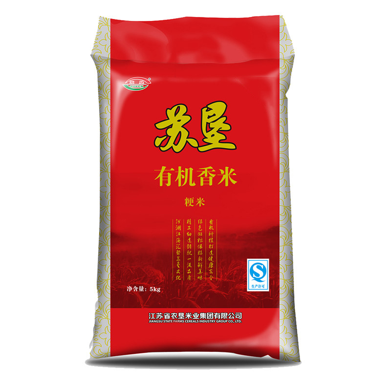 苏垦有机香米袋装5kg