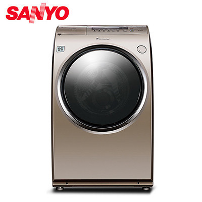 三洋(SANYO)9公斤变频烘干空气洗斜式滚筒洗衣机DG-L90588BHC