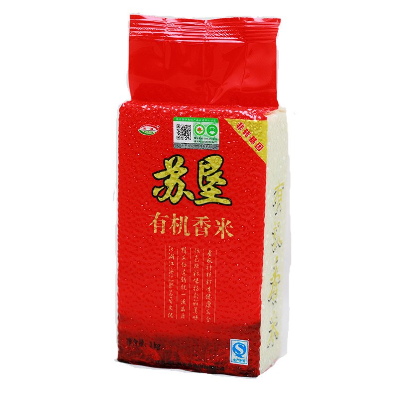 苏垦有机香米袋装1kg