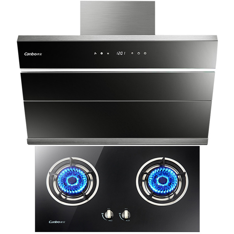 康宝(Canbo)A68R+BE9001侧吸抽油烟机燃气灶套餐烟灶套装烟灶套餐