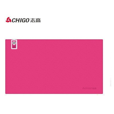 志高(CHIGO)暖桌宝ZG-N225 两档双面防水PU皮革碳晶膜发热粉色暖桌垫电热垫