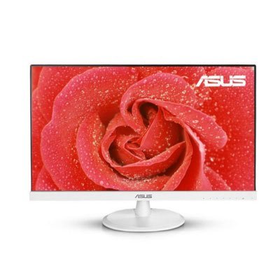 华硕(ASUS)VC239N-W 23英寸 白色超薄不闪屏可壁挂液晶护眼显示器