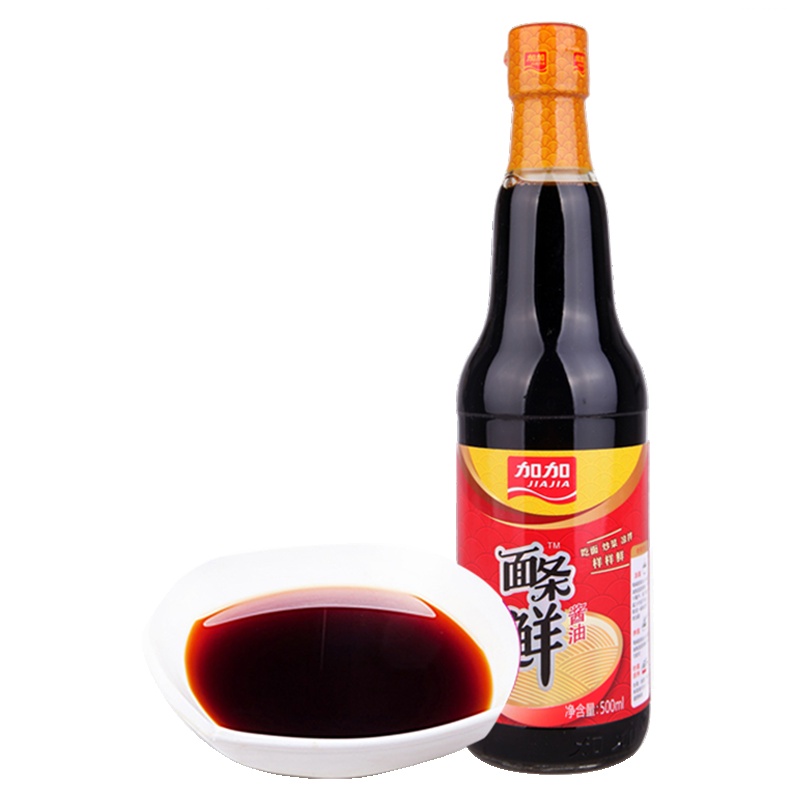 加加 面条鲜500mL/瓶 调味生抽酱油 凉拌 炒菜 面条好伴侣 加加出品