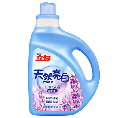 立白天然亮白低泡洗衣液薰衣草香2.6kg/瓶