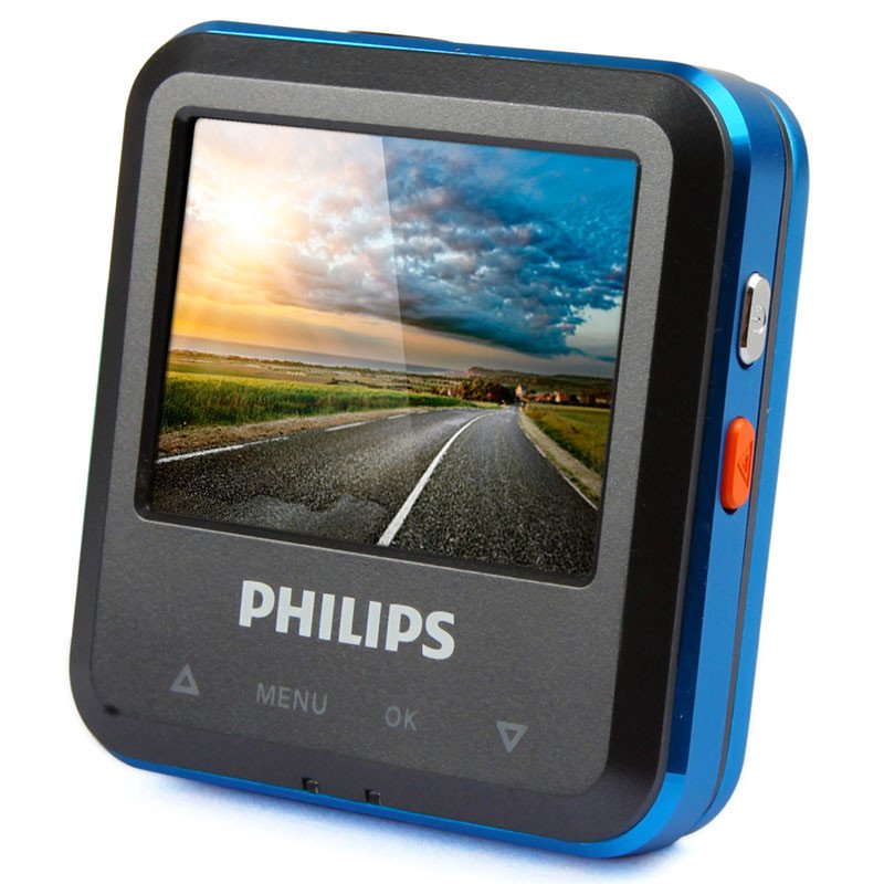 飞利浦(PHILIPS) CVR308 发光触控宽动态蓝金属元素超高清1080P迷你行车记录仪