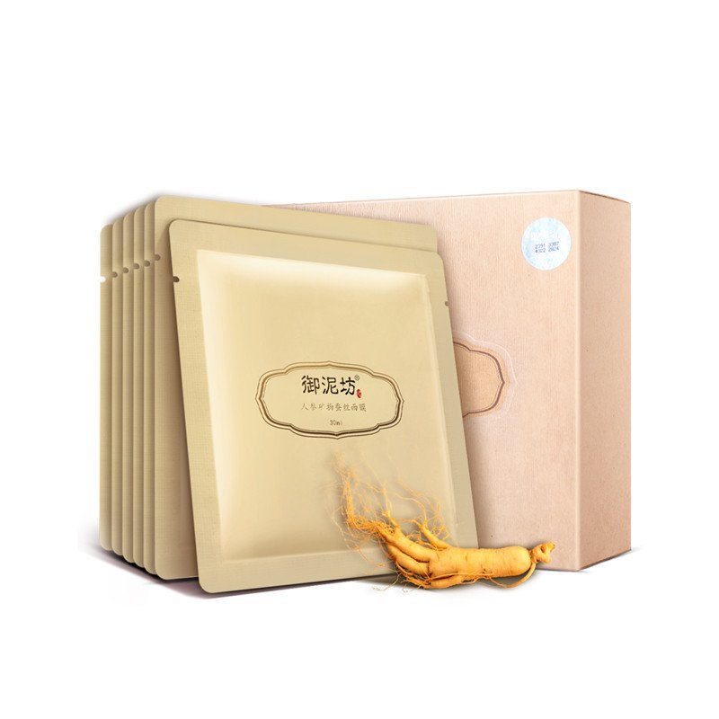 御泥坊 人参紧致矿物蚕丝面膜贴14片