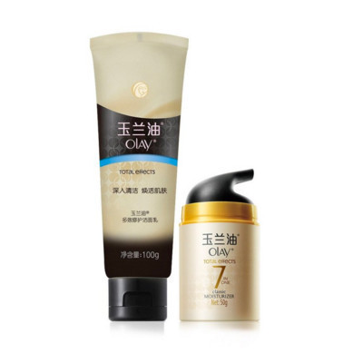 玉兰油(Olay)多效修护霜50g+多效修护洁面乳100g 宝洁出品