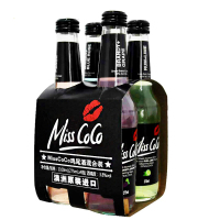 Miss Coco鸡尾酒混合装275ml*4 澳大利亚进口 4种口味 色彩艳丽 清爽恬淡