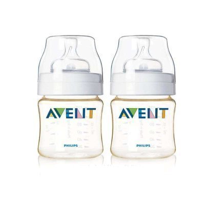 飞利浦 AVENT 新安怡四安士对装PES宽口径奶瓶125ml SCF660/27 英国原装进口