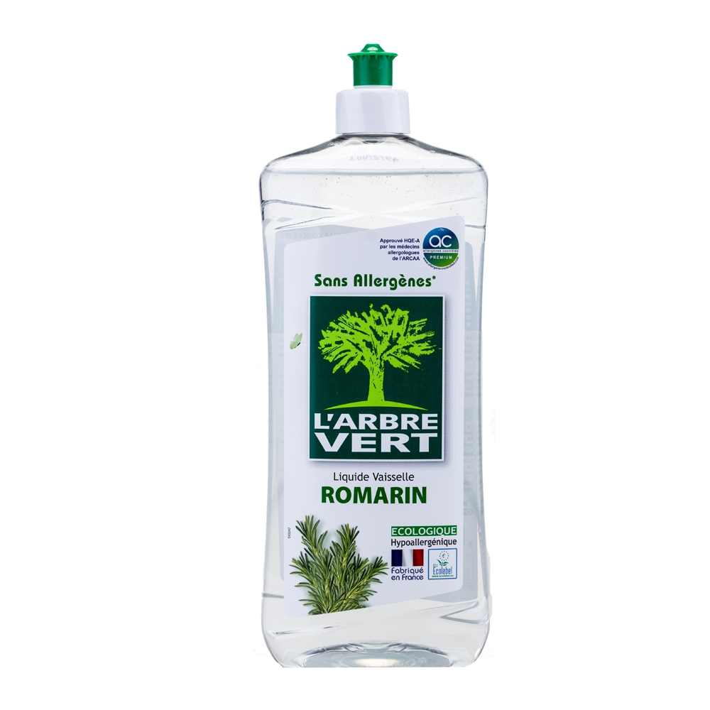 绿柏薇(L'Arbre Vert) 进口洗洁精 浓缩迷迭香型 750毫升