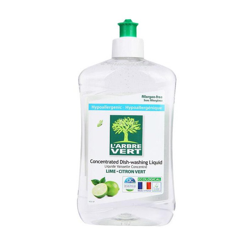 绿柏薇(L'Arbre Vert) 进口洗洁精 浓缩青柠香型 500毫升