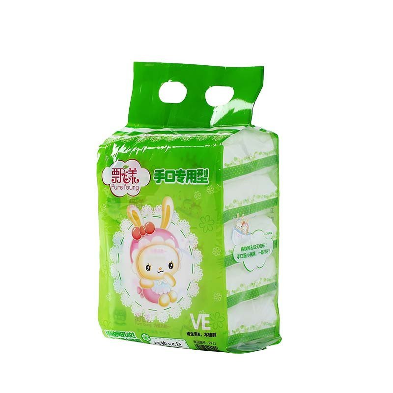 飘漾婴儿柔湿巾手口专用25片*5连包