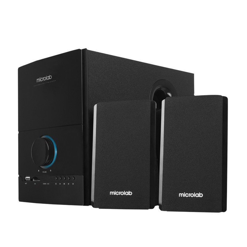 麦博多媒体有源音箱M500U黑色 电脑多媒体音箱 音响 低音炮