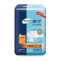 添宁TENA 成人纸尿裤 干爽亲肤 大号L 10片装*8包（整箱销售）