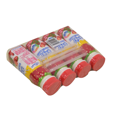 蒙牛未来星营养果汁酸奶饮品草莓味180ml*16盒