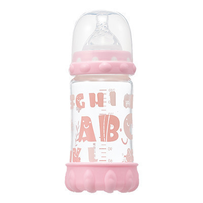 日康弹性护体玻璃奶瓶(240ml) RK-3101