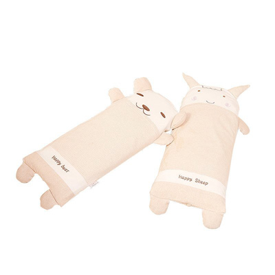 宜贝儿宝宝婴儿枕头彩棉卡通儿童荞麦加长定型枕防偏头0-1-3-6岁