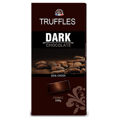 [苏宁超市]德菲丝 (Truffles )排块装85%可可黑巧克力 100g 法国进口