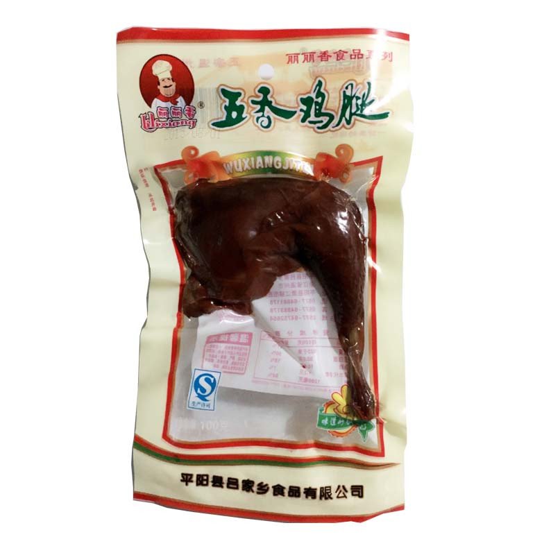 丽丽香五香鸡腿100g