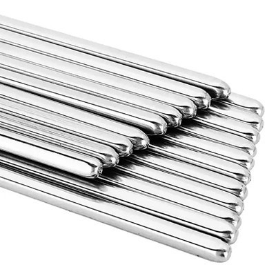 美厨 不锈钢筷子 圆形加厚防烫防滑耐摔礼盒筷家庭套装 10双盒装 MCPJ-GK10B