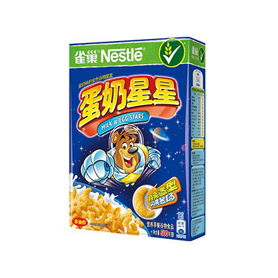 (Nestle)雀巢谷物早餐蛋奶星星500g/盒装 即食