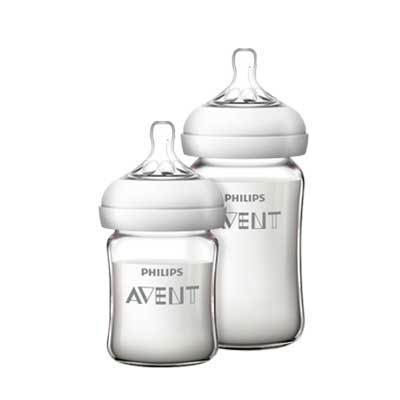 飞利浦 AVENT 新安怡宽口径自然顺畅系列玻璃奶瓶 新生儿套装 SCF679/57