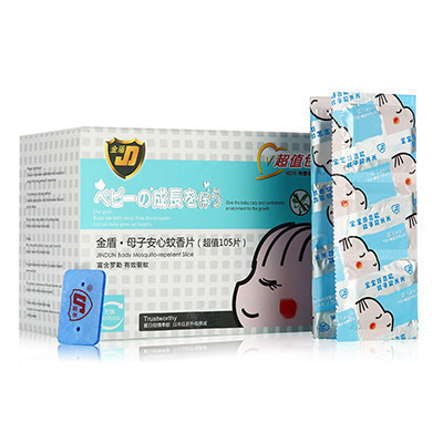 金盾 母子安心蚊香片(超值105片)*1 母婴驱蚊用品105片*1无香味
