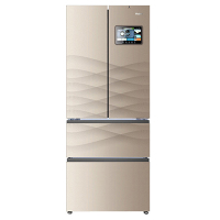 海尔(Haier)BCD-401WDEJU1 401升多门冰箱 法式互联网冰箱 10.1寸高清大屏 多温区储鲜
