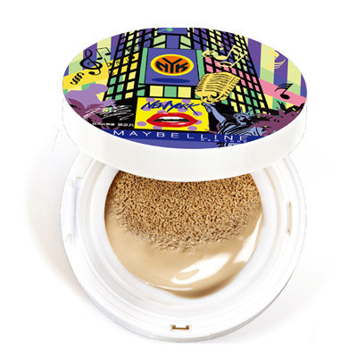 美宝莲(Maybelline) 巨遮瑕空气轻垫霜(纽约限量版)01 象牙色 14g
