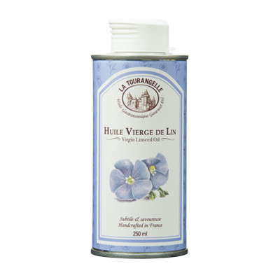 拉杜蓝乔(La Tourangelle) 食用油 初榨亚麻籽油250ml 法国原罐进口 宝宝长辈亚麻酸 营养好辅食