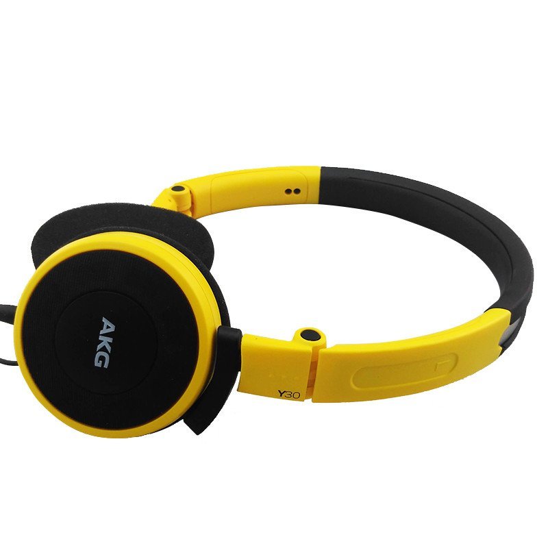 AKG头戴式便携出街耳机Y30 黄色