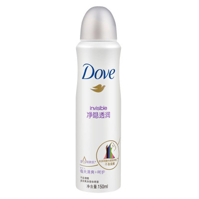 多芬(Dove) 爽身香体喷雾 净隐透润150ml[联合利华]