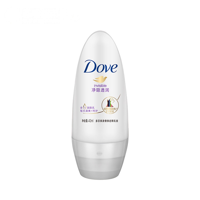 多芬(Dove)爽身香体走珠乳液 净隐透润40ml[联合利华]