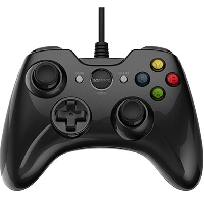 inmood KC-8237 逍遥侠有线震动 PC&PS3双平台 游戏手柄 酷炫黑