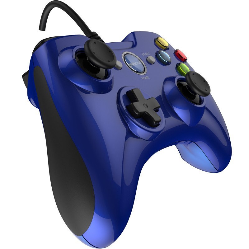 inmood KC-8237 逍遥侠有线震动 PC&PS3双平台 游戏手柄 宝石蓝