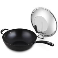 九阳(Joyoung)炒锅 CTH3203 厨房锅具 铁锅 精铁 炒锅 平底锅 不粘锅 电磁炉 通用