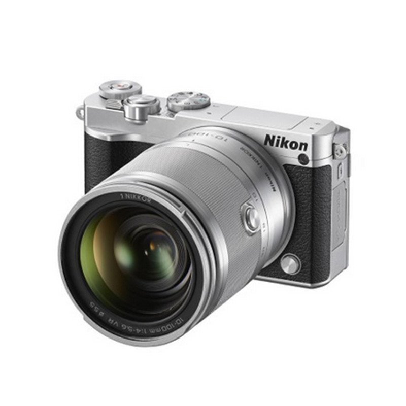 尼康(Nikon) 数码微单相机 Nikon 1 J5 10-100 镜头套装 银色
