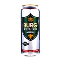 [苏宁易购超市]德国原装进口BURG波格城堡啤酒500ml/听*6