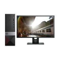 戴尔(DELL)Vostro 3250-R1208 台式电脑(G4400 4G 500G 19.5英寸 E2016HL)