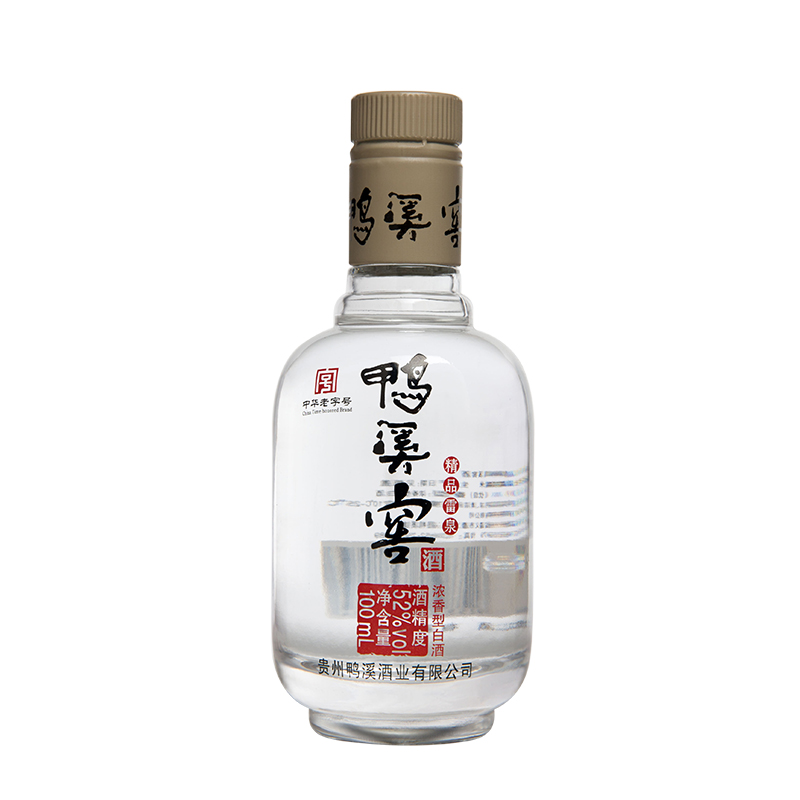 贵州鸭溪窖 52度 精品雷泉 100ml/瓶