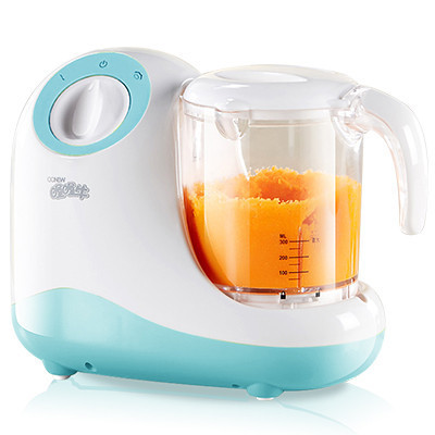 喔喔牛辅食机 儿童辅食料理制作 蒸煮暖奶消毒一体机TB-1102 蓝色