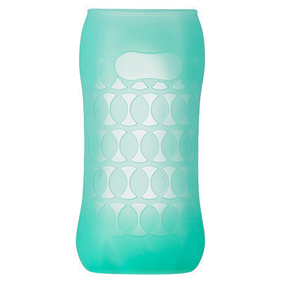 贝亲宽口径硅胶奶瓶套—树脂绿 BA104