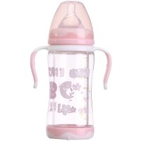 日康宽口径防爆玻璃奶瓶(210ML) RK-3112