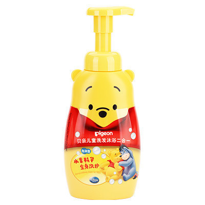 贝亲-儿童洗发沐浴2合1(泡沫型)350ml IA82