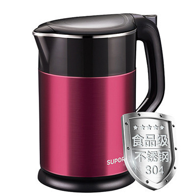 苏泊尔（SUPOR）电热水壶 SWF15E13A 自动断电保温 304不锈钢1.5L容量 烧水壶