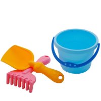 [苏宁红孩子]儿童沙滩玩具套装大号宝宝玩沙子工具铲子汽车沙漏挖沙戏水小桶 302