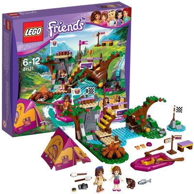 LEGO 乐高 Friends 好朋友系列冒险营地漂流场 41121 塑料玩具6-14岁200块以上