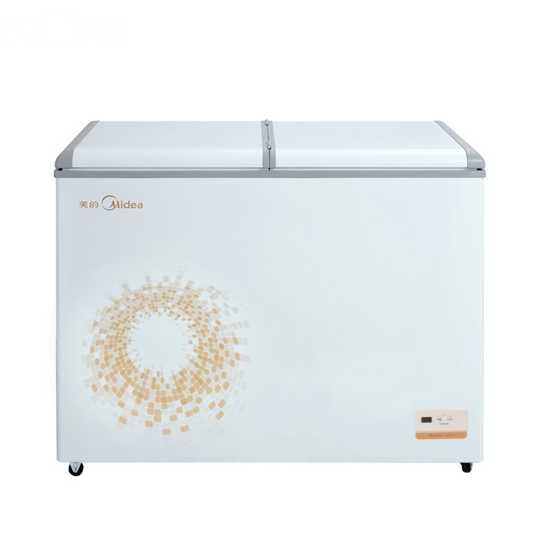 美的冷柜BD/BC-215VEM 215升 节能省电 大冷冻力家用商用双门冷柜
